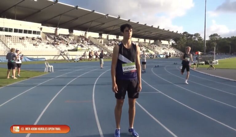 Noah: Mens 400m Hurdles Final – SILVER