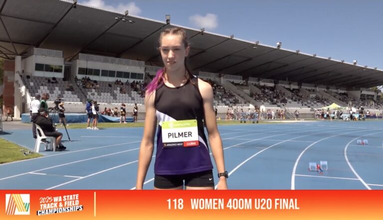 Kyra: Women’s 400m Under 20’s Final – GOLD