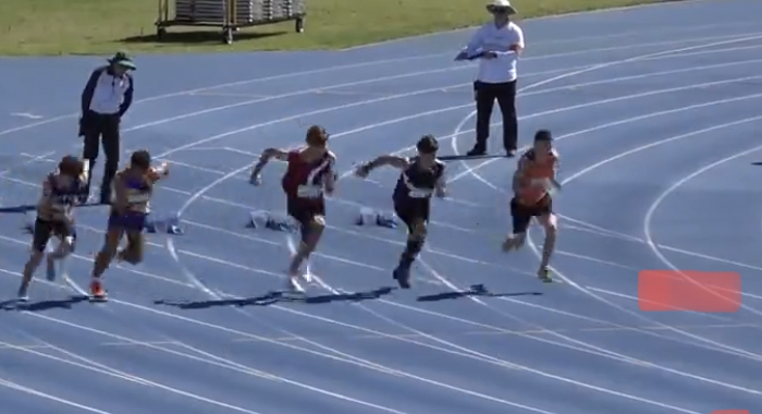 Gabe: Men’s 100m Under 18’s Heat